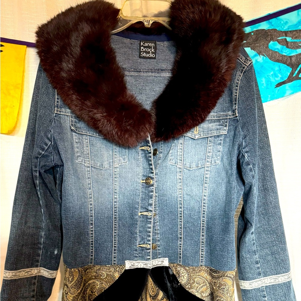 One of a kinds Karen Brock studio jacket size m/l